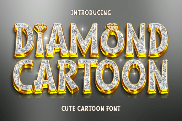 Discover Diamond Cartoon: The Display Font with Personality