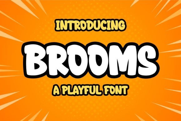 Discovering Brooms: A Playful Font for Dynamic Designs