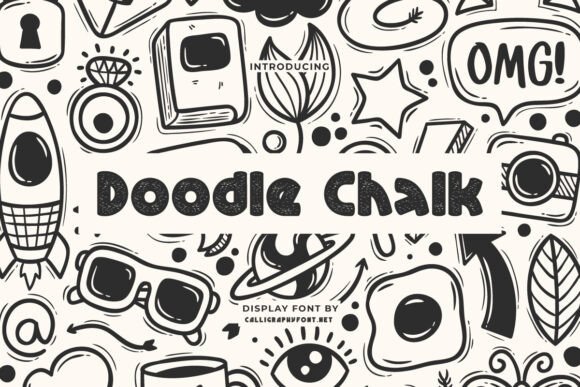 Doodle Chalk: A Playful Display Font for Creative Projects