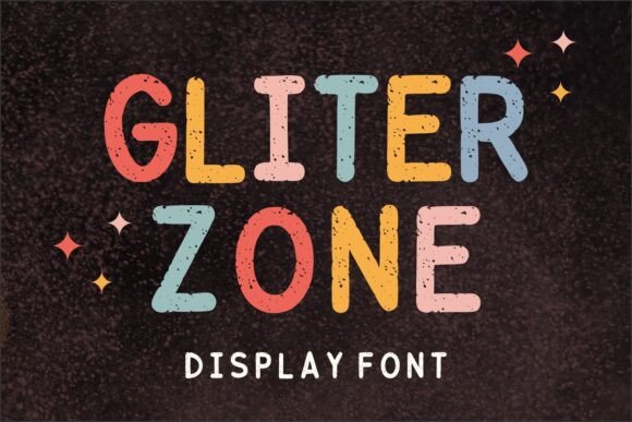 Gliter Zone: A Playful Chalk-Style Font for Creative Projects