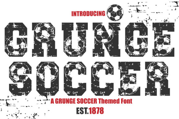 Make Your Sports Designs Stand Out with Grunge Soccer