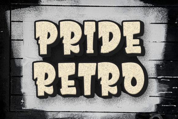Pride Retro: A Sweet and Friendly Display Typeface