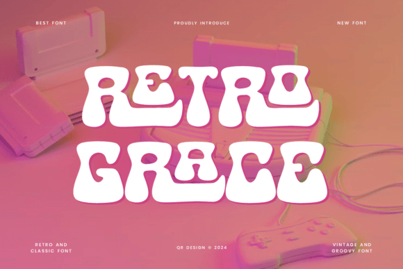 Retro Grace: A Groovy Display Font for Modern Design