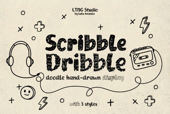 Scribble Dribble: The Hand-Drawn Font with Sketchbook Soul