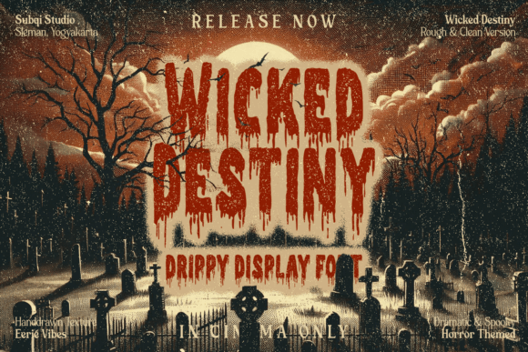 Wicked Destiny: A Display Font with a Sinister Edge
